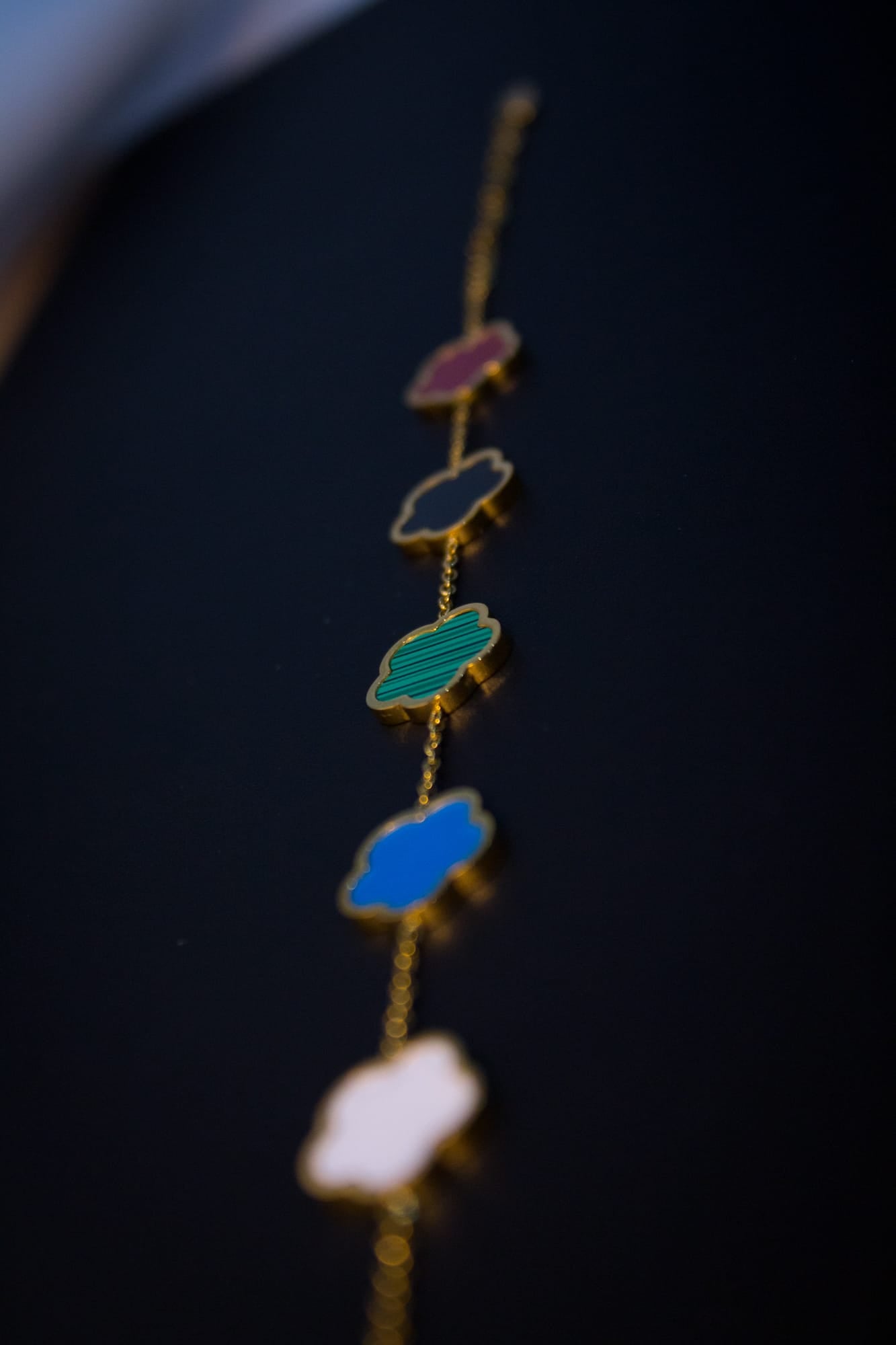 Multicolored Flower Bracelet
