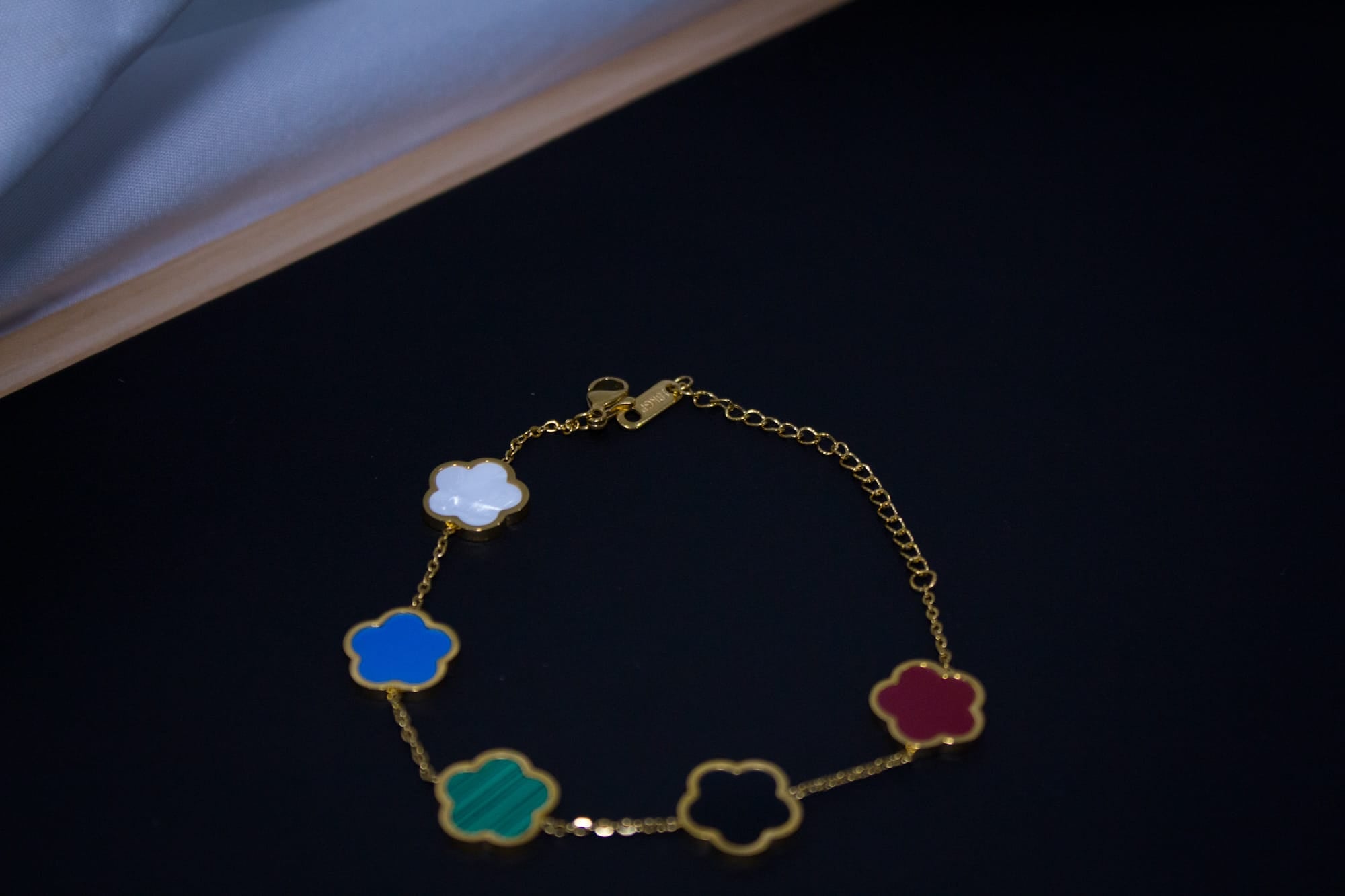 Multicolored Flower Bracelet